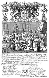 Invitasjon til et møte i Goldsmiths Company, 1707, 1894 av Unbekannt