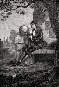 Isaac Newton, engelsk vitenskapsmann og matematiker, 1600-tallet c1880 av Unbekannt