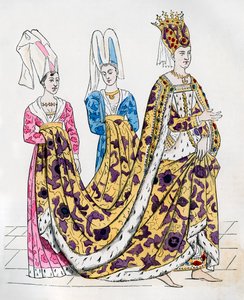 Isabeau av Bayern, dronningkonsort av Charles VI av Frankrike, 1385 1882-1884 av Unbekannt