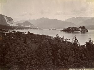 Isola dei Pescatori Island of the Fishermen, Lago Maggiore, Italia, 1890 av Unbekannt