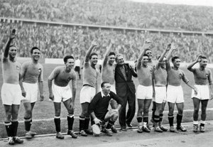 Det italienske fotballaget, OL i Berlin, 1936 av Unbekannt