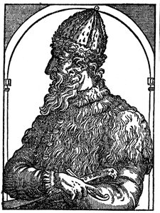 Ivan den grusomme, tsar av Russland, c1500-tallet av Unbekannt
