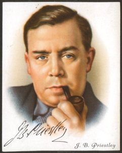 JB Priestley , britisk romanforfatter, dramatiker, essayist og kringkaster, c1927 av Unbekannt