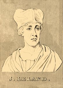 J. Leland, c1503-1552, 1830. av Unbekannt