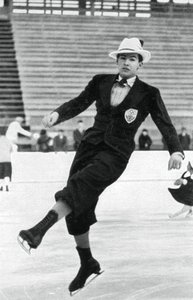 Jack Dunn , britisk kunstløper, vinter-OL, Garmisch-Partenkirchen, Tyskland, 1936 av Unbekannt