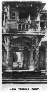 Jain tempelfort, Ahmedabad, India, c1925 av Unbekannt