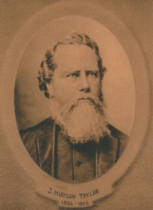 James Hudson Taylor 1832-1905, britisk protestantisk kristen misjonær til Kina, ca 1910-tallet av Unbekannt