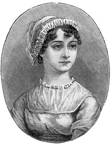 Jane Austen 1775-1817, engelsk forfatter av Unbekannt