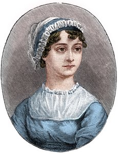 Jane Austen 1775-1817, engelsk forfatter av Unbekannt
