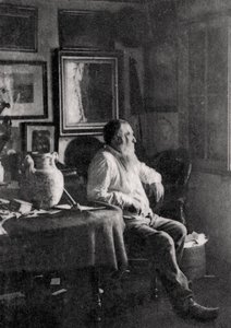 Jean-Baptiste Alphonse Karr , fransk kritiker, journalist og romanforfatter, 1889 av Unbekannt