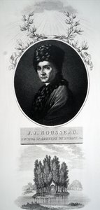 Jean-Jacques Rousseau. av Unbekannt