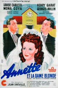 Jean Drevilles Annette et la Dame Blonde, Annette and the Blonde Woman, 1941 av Unbekannt