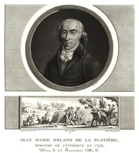 Jean Marie Roland de la Platiere, innenriksminister av Unbekannt
