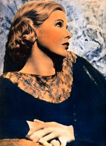 Jean Muir , amerikansk skuespillerinne, 1934-1935 av Unbekannt