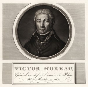 Jean Victor Marie Moreau, sjefsgeneral for Army of the Rhine av Unbekannt