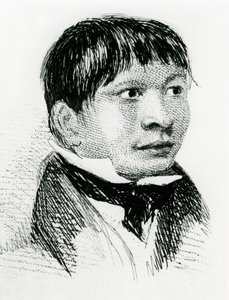 Jemmy Button, Fuegian adoptert av Fitzroy-ekspedisjonen, slik han dukket opp i 1833-1839 av Unbekannt