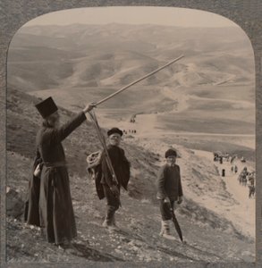Jericho Road, nær Samaritans Inn, c1900 av Unbekannt