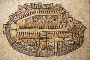 Jerusalem tempel mosaikk, Jerusalem, Israel av Unbekannt