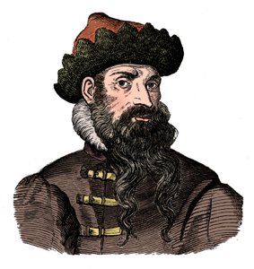 Johann Gutenberg, tysk metallarbeider og oppfinner, 1500-tallet, 1870. av Unbekannt