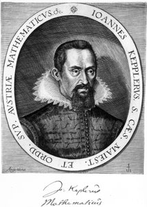 Johannes Kepler , tysk astronom og fysiker, ca 1600 av Unbekannt