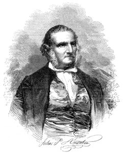 John James Audubon 1780-1851, amerikansk ornitolog og kunstner, 1852 av Unbekannt