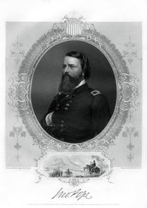 John Pope, unionsgeneral i den amerikanske borgerkrigen, 1862-1867 av Unbekannt