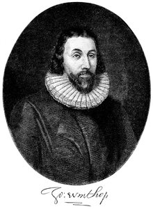 John Winthrop, engelsk puritansk nybygger i Amerika, 1600-tallet c1880 av Unbekannt
