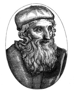 John Wycliffe, engelsk religiøs reformator fra 1300-tallet, 1500-tallet av Unbekannt