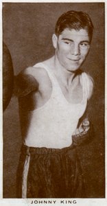 Johnny King , britisk bokser, 1938 av Unbekannt