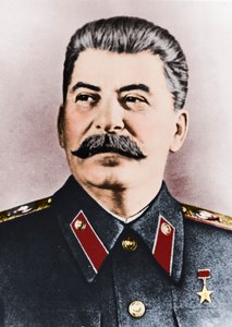 Joseph Stalin 1879-1953, sovjetisk leder, ca 1940-tallet. av Unbekannt