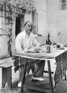 Jules Romains , fransk poet og forfatter, 1935 av Unbekannt