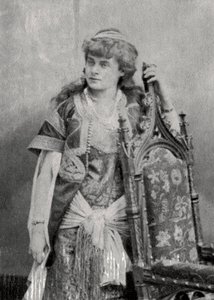 Julie Feyghine , fransk skuespillerinne, 1881 av Unbekannt