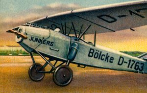 Junkers T 26E-fly, 1920-tallet, 1932. av Unbekannt