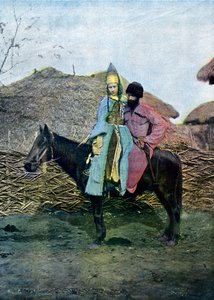 Kabardin-par på reise, c1890 av Unbekannt