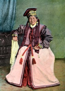 Kalmyk prinsesse, c1890 av Unbekannt