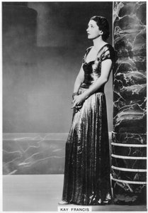 Kay Francis , amerikansk scene- og filmskuespillerinne, 1938 av Unbekannt