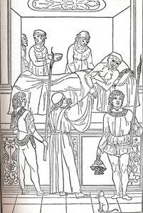 Ketham: Fasciculus Medicinae, Venezia, 1493, The Treatment Of The Plauge, c1493 av Unbekannt