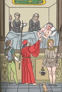 Ketham: Fasciculus Medicinae, Venezia, 1493, The Treatment Of The Plauge, c1493 av Unbekannt