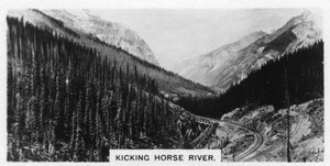 Kicking Horse River, British Columbia, Canada, ca 1920-tallet av Unbekannt