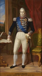 Kong Charles Felix av Sardinia 1765-1831 av Unbekannt
