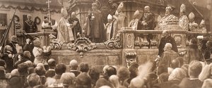 Kong Charles IV, avla sin kroningsed i Budapest 30. desember 1916, 1916. av Unbekannt