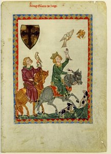 Kong Conrad den yngre fra Codex Manesse, mellom 1305 og 1340 av Unbekannt