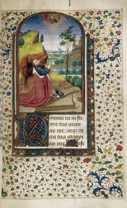 Kong David i bønn Timebok, 1450-1499 av Unbekannt