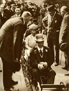 King George V og Queen Mary...British Empire Exhibition, Wembley, London, 1925, 1935. av Unbekannt