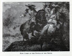 King James i slaget ved Boyne, 1882 av Unbekannt