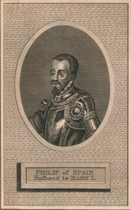 Kong Filip II av Spania, ektemann til dronning Mary I, 1793 av Unbekannt