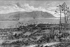 Kingston Harbour, Jamaica, c1880 av Unbekannt