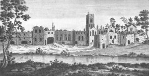 Kirkstall Abbey, Leeds, West Yorkshire, 1700-tallet av Unbekannt