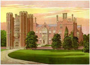 Kirtling Tower, Cambridgeshire, hjemmet til Baroness North, c1880 av Unbekannt