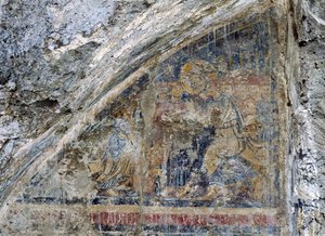Kiss of Judas (fresco) (se 138683 og 138685) av Unbekannt